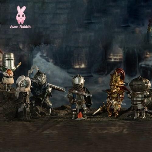 Dark Souls Blind Box Toys Anime Figure Action Caja Sorpresa Surprise Box Sun Rider Model Collection Dragon Hunter Birthday Gift