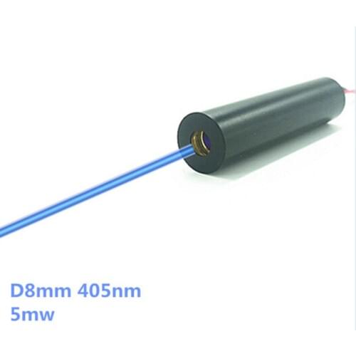 8mm405nm10mw point laser module blue-violet laser UV curing laser