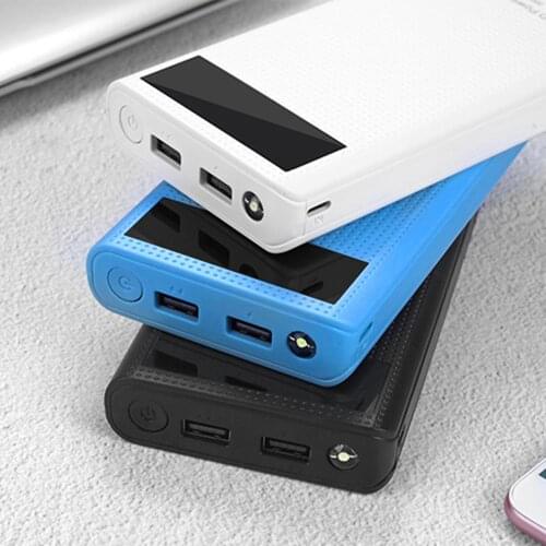 Type C Dual USB QC3.0 7x 18650 Battery DIY Power Bank Box Charger For Cell Phone Mobile Phone Chargers