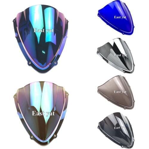 Double Bubble Windshield WindScreen For Suzuki GSXR 600 750 R GSXR600 GSXR750 K8 2008 2009 2010
