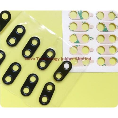 Wyieno 50Pcs/Lot Nova 3i Real Camera Glass Lens For Huawei P Smart Plus Back Rear Camera Panel with Glue Phone Parts Tracking