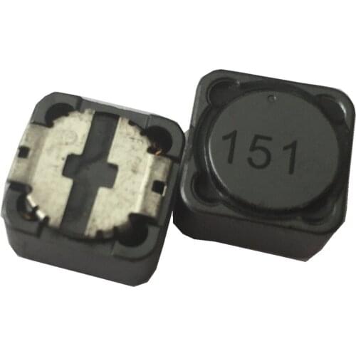 Shield inductor 150uH 12X12X7mm chip inductor 0.47''X0.47''X0.28'surface mount inductor for electronics products ,3000pcs/lot