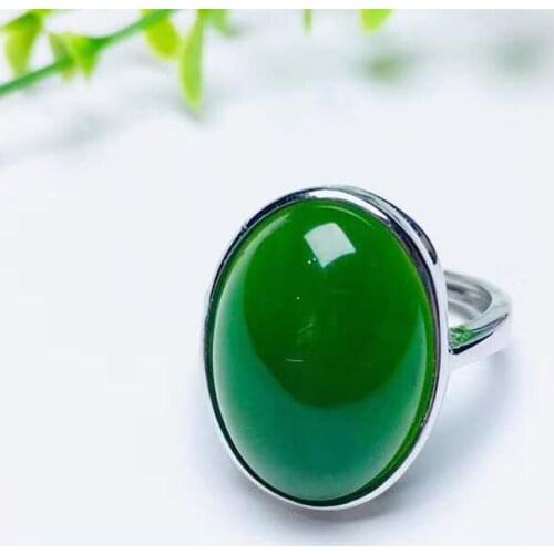 Sterling Rings Natural Jasper Mosaic Women Jewelry Silver S925 Ring