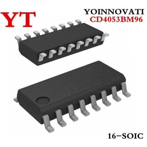 10pcs/lot CD4053BM96 CD4053BM 4053 IC MUX/DEMUX TRIPLE 2X1 16SOIC best quality