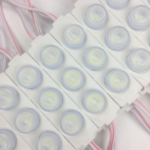 1000PCS LED Module 3LEDs 3030 IP65 Waterproof injection lens LED modules light DC12V 3W