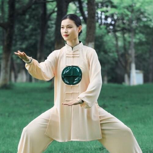 2020 Martial Arts Set Wushu Uniform Kungfu Clothes Chinese Warrior Costume Kung Fu Outfit Swordsman Tai Chi Clothing Women 11017