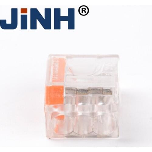 3 pins/24A Fast wire cable Connectors Wiring Universal Wiring Connector push-in Terminal Block