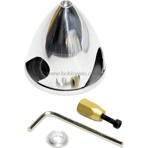 3 slot Aluminum Spinner 76mm /3in for nitro glow engine 3-blade propeller RC model airplane