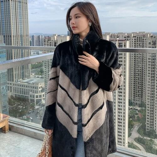 Aulande Fur Coats With Collar