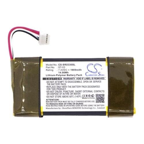 Cameron sino 1900mah battery for SONY SRS-X33 ST-03 Speaker Battery