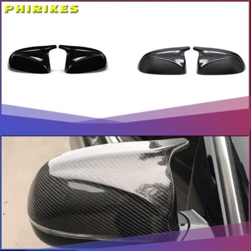 For BMW X3 G01 X4 G02 X5 G05 X6 G06 X7 G07 2018 2019 2020 M style black rearview mirror cover X3M Look rearview mirror cover