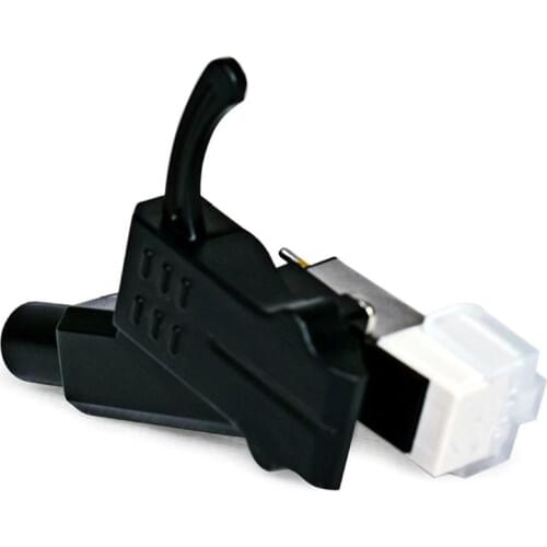 Black Magnetic Cartridge Stylus Rack with LP Vinyl Needle for Turntable Record Player