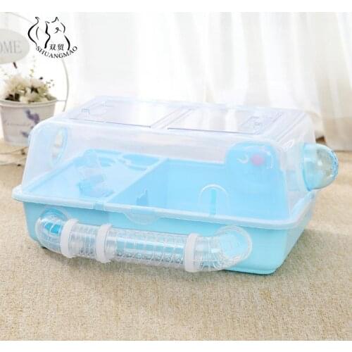 New Products DIY Hamster Cage Travel Small Pet Hedgehog Cage Freely Collocation Big Space Guinea Pig Cage Hamster Accessories