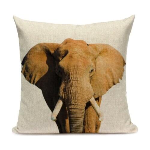 Creative Decoration Zebra Cushion Cover Koala Giraffe Blowing Bubbles Cute Animal Pillow Cases Bedding For Kids Bedroom Decor