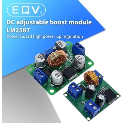 LM2587 DC-DC 3V-30V To 4V-40V Step Up Power Supply Module Adjustable 5A Boost Converter Voltage Regulator Board For Arduino 5V