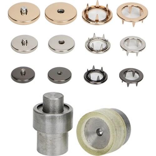 Metal buckle snap fastener installation tools with claws coat hidden-interlocking hand pressure machine play button machine mold