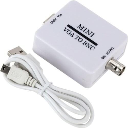 New Mini HD 1080P VGA To BNC Video Converter VGA To BNC Output Surveillance Video Converter Adapter Video Converter Q9 Line