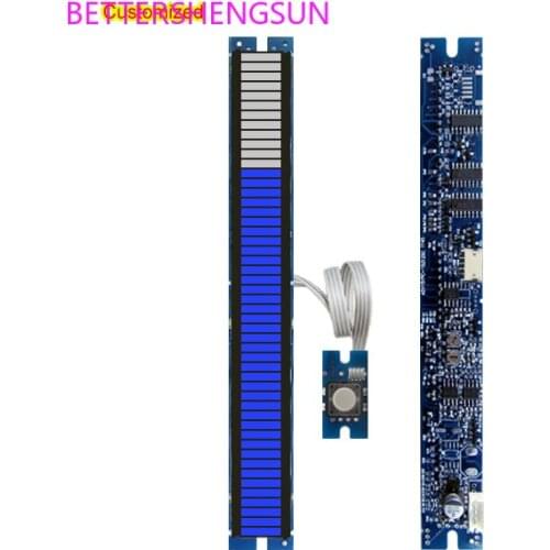 New column display / point display switchable peak hold vu meter module / LED light column display device / frequency divider
