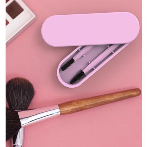 Silicone Eyelash Brush Set Disposable Color Eyewinker Comb Portable Makeup Tool