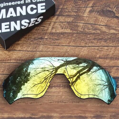 ToughAsNails Polarized Replacement Lenses for Oakley EVZero Range Sunglasses Gold Mirrored