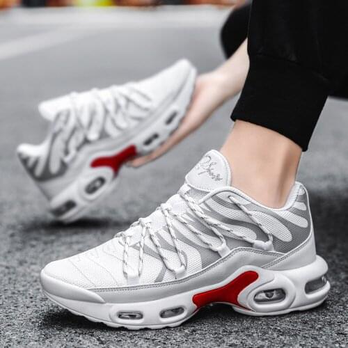 QGK Plus Size 46 Men Casual Shoes Flats Comfortable Breathable Microfiber Outdoor Leisure Sneakers