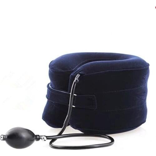 Neck Traction Therapy Cervical Vertebra Supports Collar Orthopedics Health Care Inflatable Massager Relaxation Medical Brace