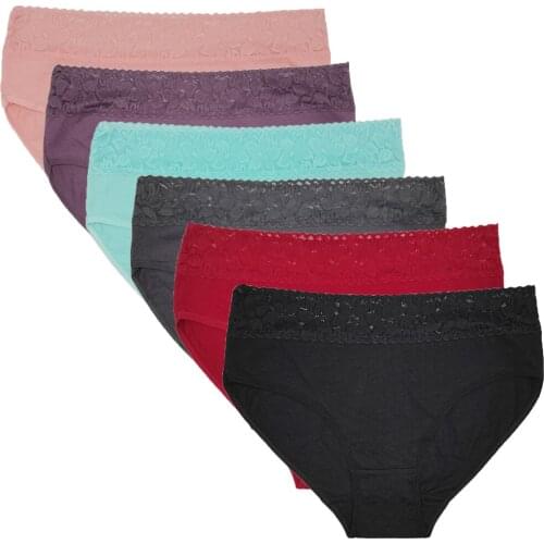 Plus Size Women Panties Cotton Briefs Sexy Underwear Ladies Knickers Intimates Female Lingerie Oversized 4XL 12pcs/Set