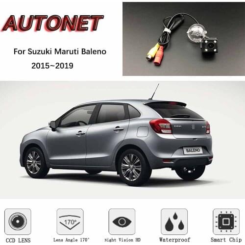 AUTONET Backup Rear View camera For Suzuki Maruti Baleno 2015 2016 2017 2018 2019 hatchback Night Vision/license plate camera