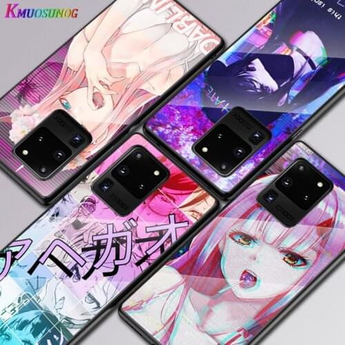 Anime Vaporwave For Samsung Galaxy A91 A81 A72 A71 A52 A51 A41 A31 A21S A11 A01 Tempered Glass Cover Phone Case