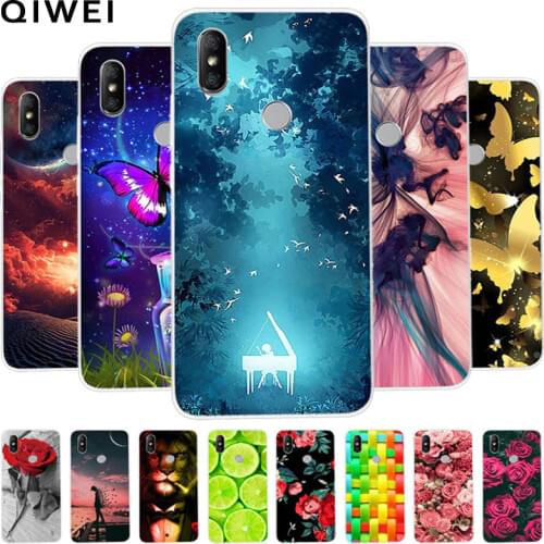 For Xiaomi Redmi S2 Case Painted Soft Silicone Back Cover For Xiaomi Redmi S2 S 2 TPU Phone Case For Mi MIX 2S Mix2S MIX 2 S