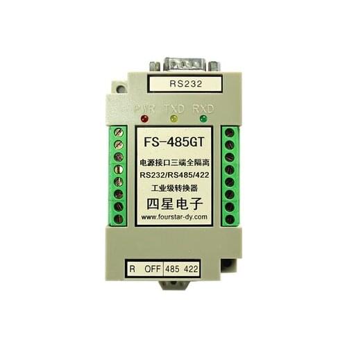 FS-485GT Fully isolated RS232/RS485//422 industrial grade converter