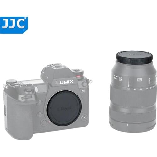 JJC L-RLL Camera Body Cap and Rear Lens Cap For Leica SL (Typ601) CL TL2 For Panasonic S1 S1R S1H ,Sigma FP Cameras