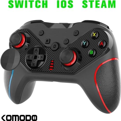Switch Controller Wireless Pro Controller for NS steam ios Remote Gamepad with Joystick Adjustable Turbo Vibration Ergonomic Non