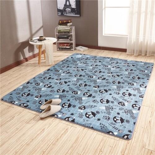 Creative Cartoon Carpet Entrance Doormats Washed Absorbent Non-slip Area Rugs for Living Room Bedroom Rug Japanese Home Decor
