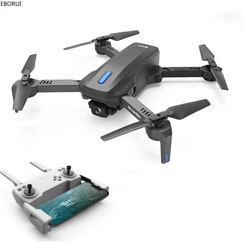 EBORUI H14 GPS Drone 2.4G/5G WIFi FPV ESC 4K HD Dual Cams Altitude Hold Follow Me One Key Start/Land RC Quadcopter Drone Toy Gif