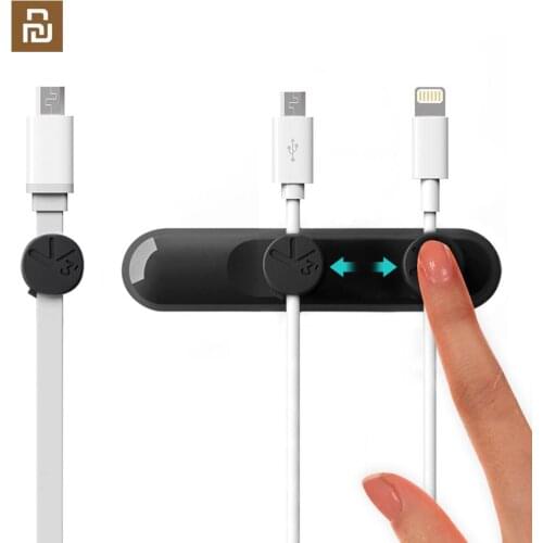 Bcase TUP Magnetic Desktop Cable Clips Cord Management Tiny 3 Size in 1 Wire Cable Organizer
