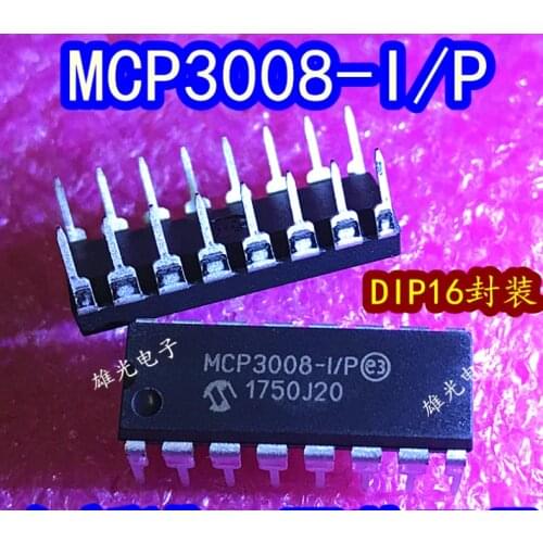 Xinyuan 1PCS/LOT MCP3008 DIP16 MCP3008-I/P DIP-16 DIP