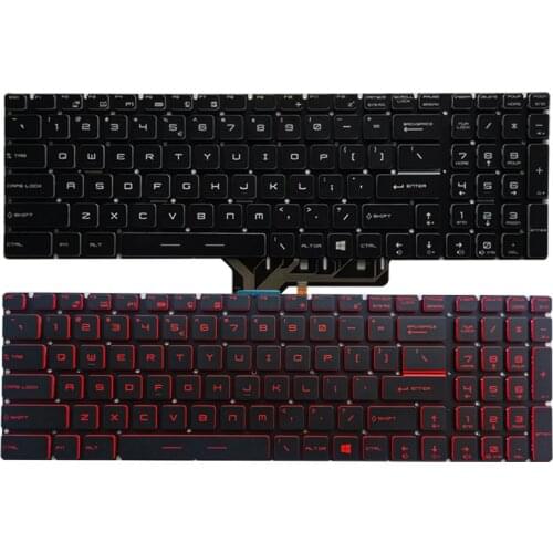NEW US laptop keyboard For MSI GE72 6QC 6QD 6QE 6QF 6QL US keyboard