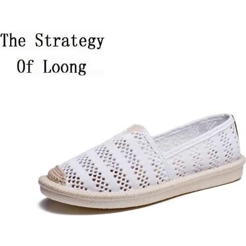 New Arrival Women Cut Out Closed Toe Breathable Summer Fisherman Shoes Lady Low Cut Flat Comfortable Stretched Sandals 20180729