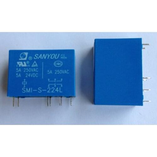 Wholesale 10pcs/lot relay 5A 24VDC SMI-S-224L
