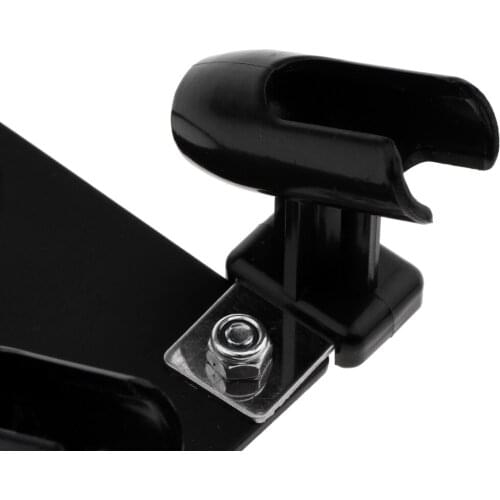 Pro Iron Clamp-on Airbrush Holder Hold 2 Mount Spray Stand Supprot Black