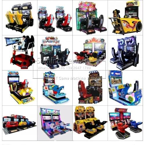 NYST The Newest Design Amusement Equipment Coin Operated Simulator Video Games Drive Car Racing Arcade Game Machine For Adults
