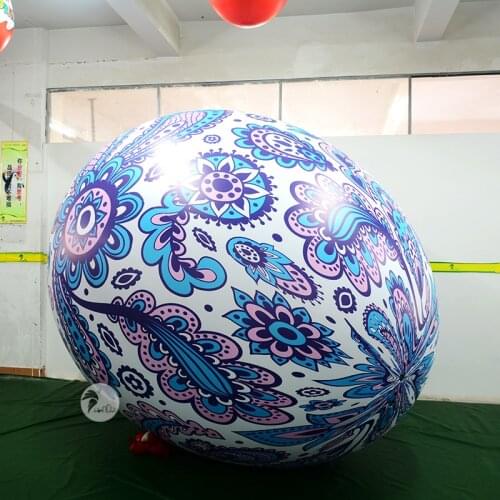 Advertising Brand Promotion Theme Giant Pattern PVC Color Inflatable Eggs
