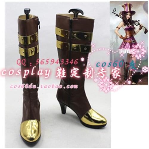 LOL Caitlyn Cosplay Boots/Shoes S008