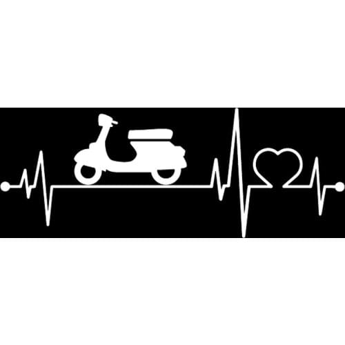 15*5.6cm Scooter Sticker Fashion Personality Creativity Classic Attractive Vinyl Car Wrap Decor Decals