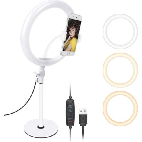 Photography Lighting with Tripod Stand Camera Photo Studio Circle Led Selfie Ring Light Phone Lamp for Video TikTok Youtube Set