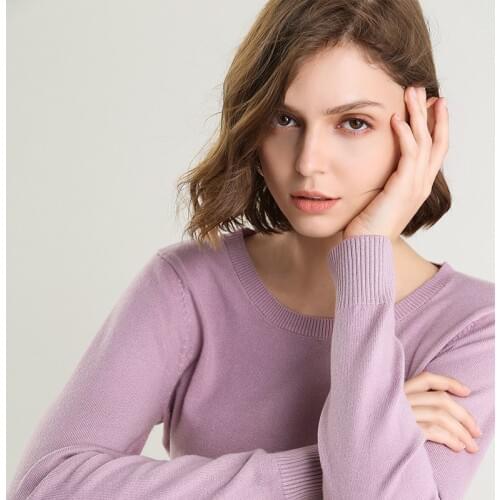 High Quality Wool Sweater 2020 Autumn Winter New Loose V-Neck Knitted Pullover Women Sweaters Casual Plus Size Female Sweater