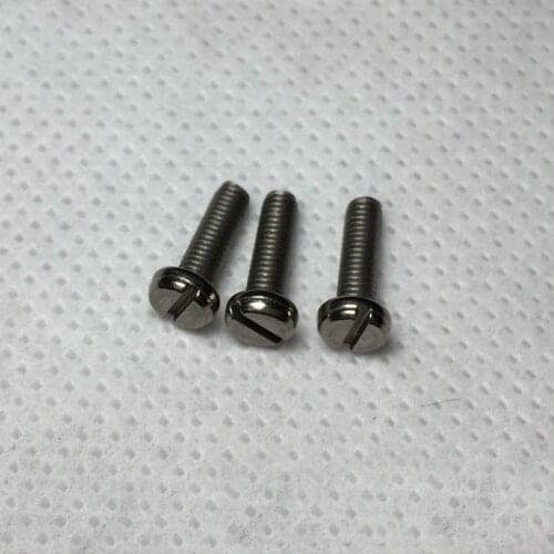 M1 Slotted Cylindrical head Titanium screw Countersunk head bolt