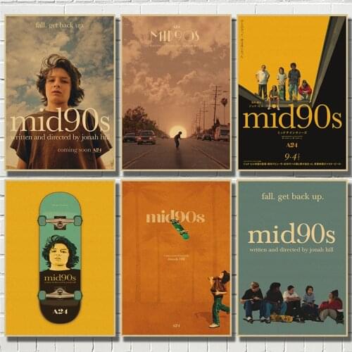 Classic Movie TV Mid90s Vintage Poster Classic Movie Posters Kraft paper Wall Sticker Home Decorative Painting for Living Room