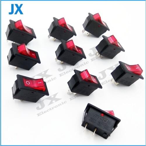 AC Power Switch rectangle on/off Switches for Arcade Upright Cocktail Machine cabinet accessories coin operated game parts